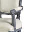 Riom Fabric Arm Chair in Ivory