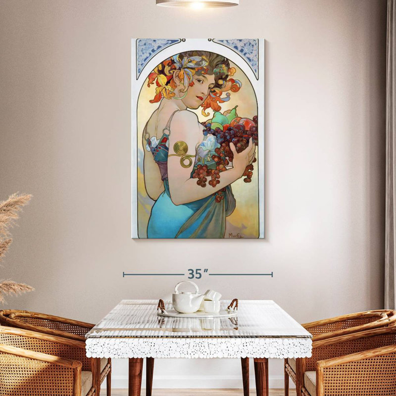 Leisha Fruit 1897, 48" H x 32" W