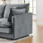 L-ShapeModern Sectional Sofa with Ottoman-1342094613