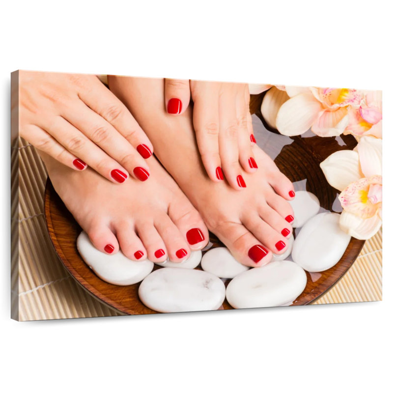 Shuttleworth Spa Red Nails, 16" H x 24" W