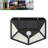 0.005 Watt LED Solar Power Dusk to Dawn Outdoor Security Wall Pack with Motion Sensor