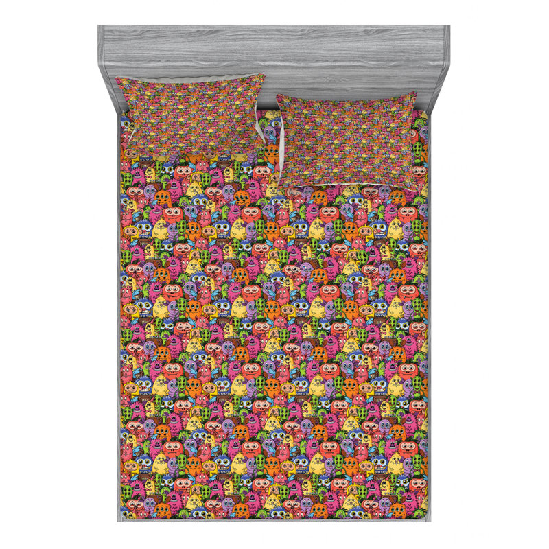 Microfiber Sheet Set, Full Sheet Set with Fitted Sheet