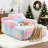 Boneless Velvet Oversized Chaise Lounge Sleeper Sofa-429145833
