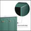 Ensemble de meuble-lavabo 48 po avec lavabo en céramique, armoire de rangement abondante, 4 portes à fermeture douce et 2 tiroirs-60528391