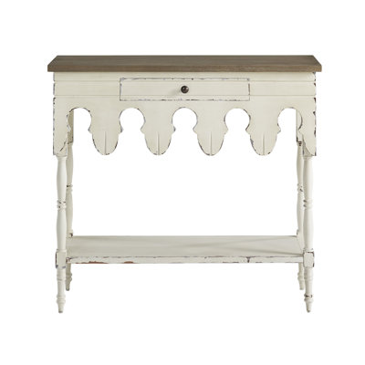 Console en bois massif 36 "