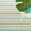 Long Slade Teal Handwoven Cotton Rug-887689127