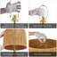 Lampe de chevet 24 po en rotin naturel