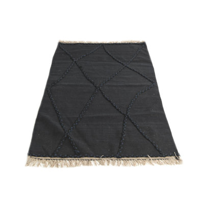 Jordan Black Rug