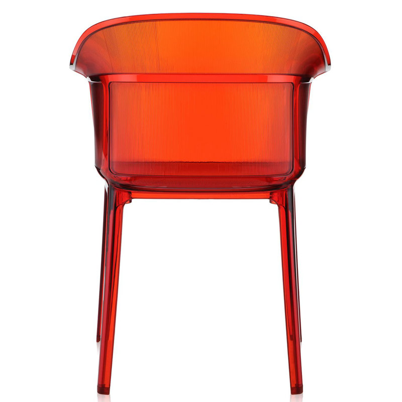 Papyrus Arm Chair, Orange Red