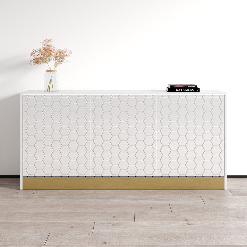Table buffet Trumbauer, Blanc