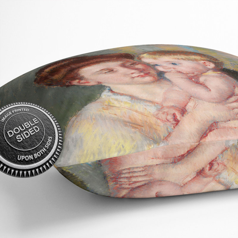 Mother And Child Vol.4 Square Throw Cushion, 55cm H x 55cm W x 20cm D