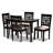 Cliffsage 4 - Person Solid Wood Top Four Leg Base Dining Set-24873822