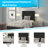 Aluino Panel Button Tufted Upholstered Platform Bed Frame - No Box Spring Required-671736507-671736509