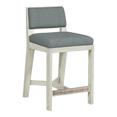 Scoville By Thom Filicia Upholstered Bar Stool with Solid Wood Frame