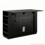 Table à hauteur de comptoir de 47,2 po avec plateau pliable et prise de courant, armoire buffet et bar, support à vin et porte-verres à pied, armoire de rangement à 2 portes pour la salle à manger-129411093