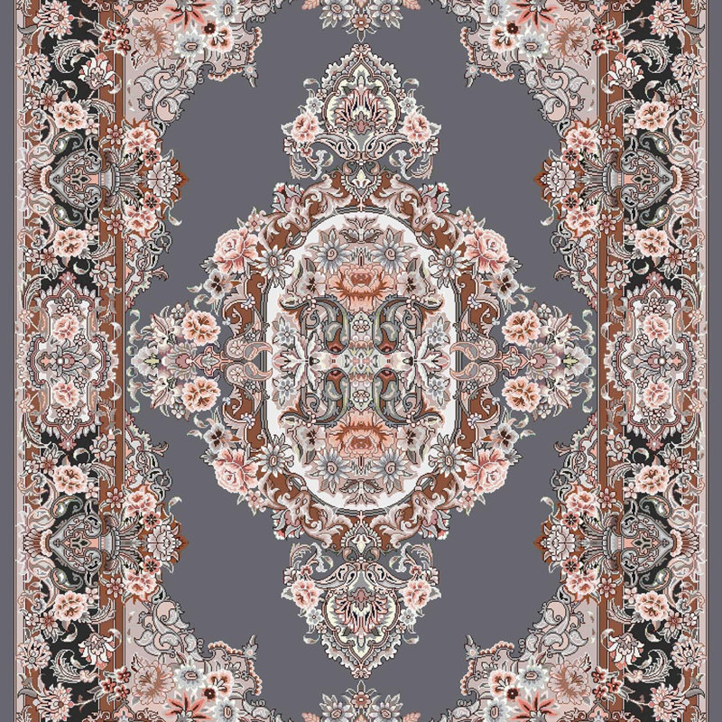 Tapis tissé de qualité supérieure, 5,9 x 9,2 pieds | 100% polyester, 650 g / m² | Pois antibactérien antidérapant en PVC, d'une hauteur de poils de 0,3 po | Lavable à la machine, impression numérique 3D | Parfait pour le salon et la chambre à cou