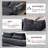 Boneless Modern Chenille Convertible Sofa Bed Split Back Design-584228869
