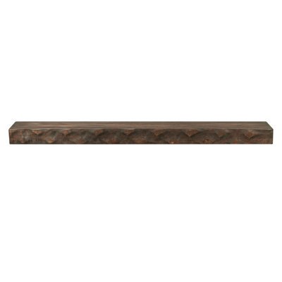 Tablette flottante en bois véritable - taillée