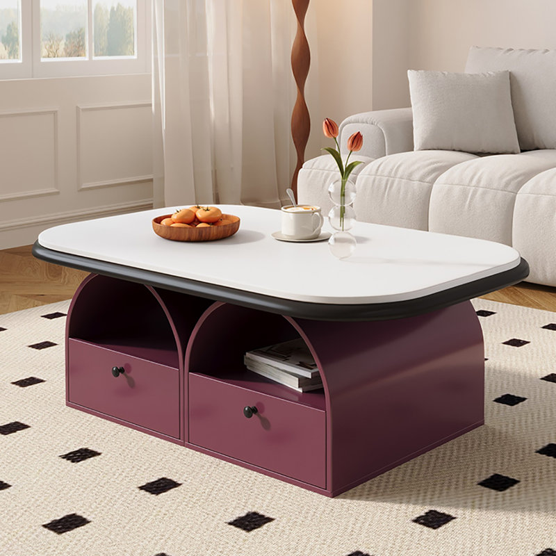 Petite table basse Cream Wind, Mauve
