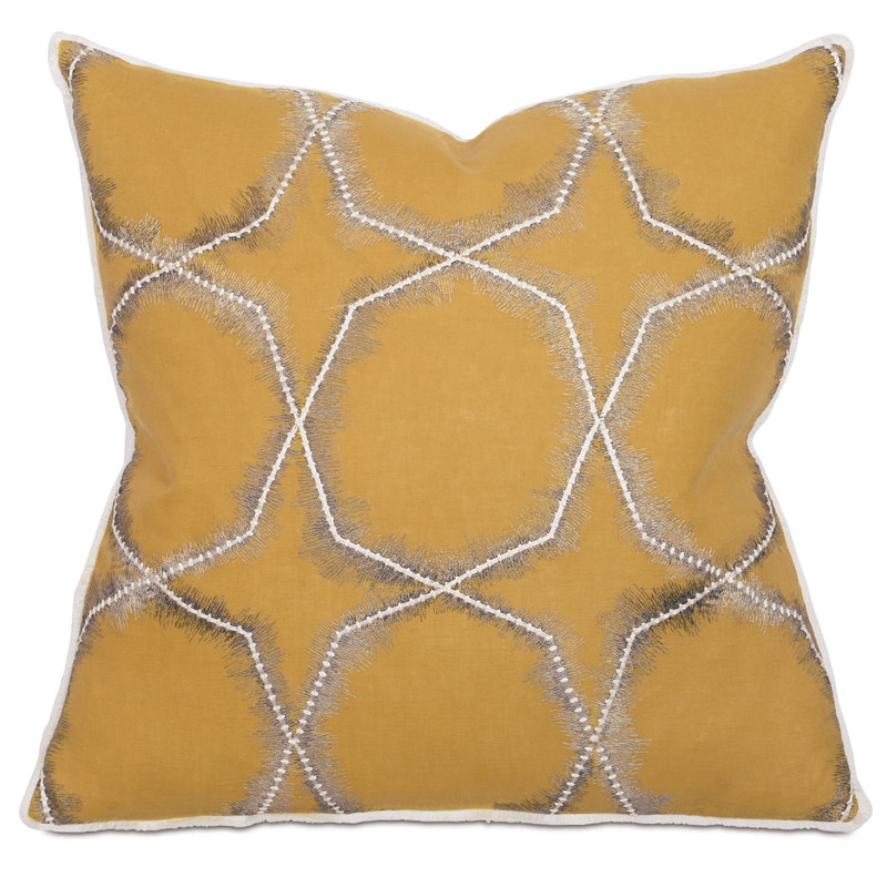 Nico Linen Square Pillow Cover & Insert, Polyester
