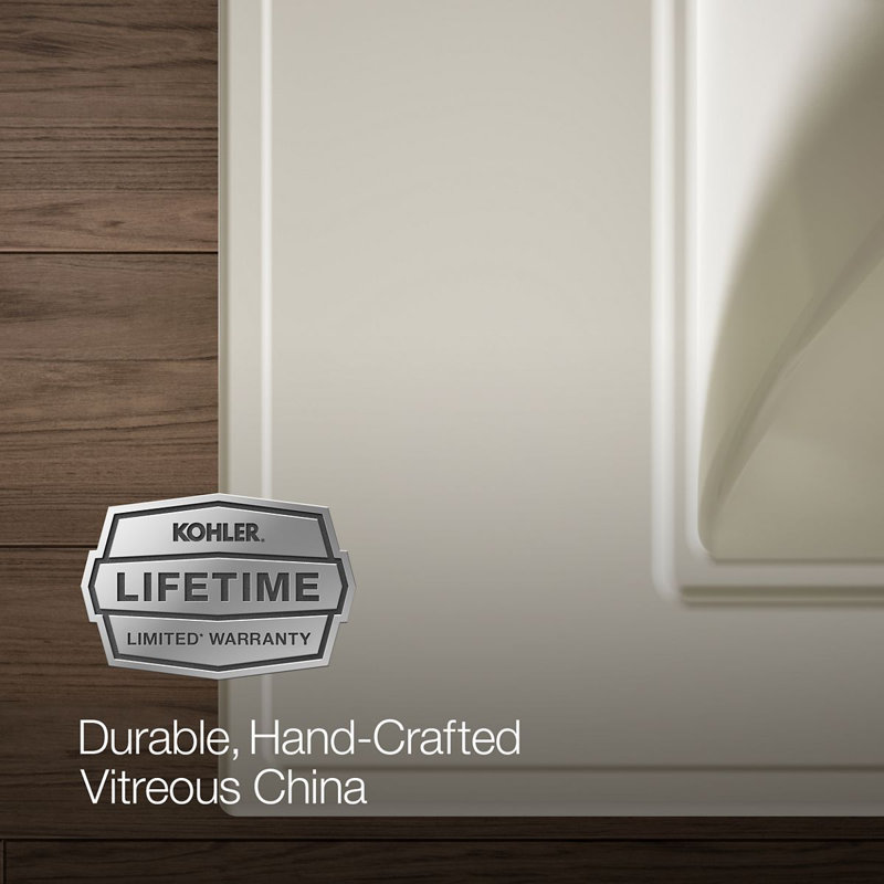 Memoirs® Stately 24" Pedestal Bathroom Sink with 4" Centerset Faucet Holes, Biscuit, 8" Centers