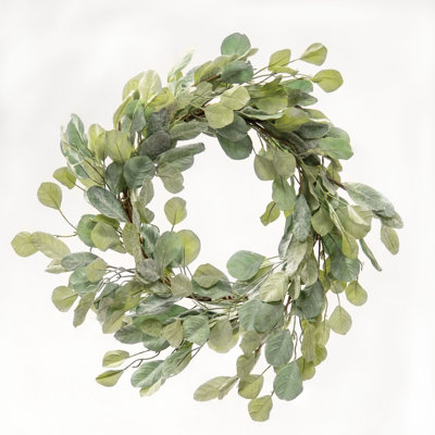 Faux Lambs Ear 24'' Wreath