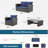 4-Piece Wicker Patio Conversation Set With Glass Table And Cushions-1201469538-1201469537