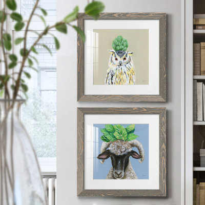 «Playful Nature», ensemble de 2 peintures