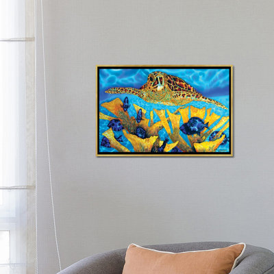 Hawksbill & Tangs par Daniel Jean-Baptiste - reproduction d'art