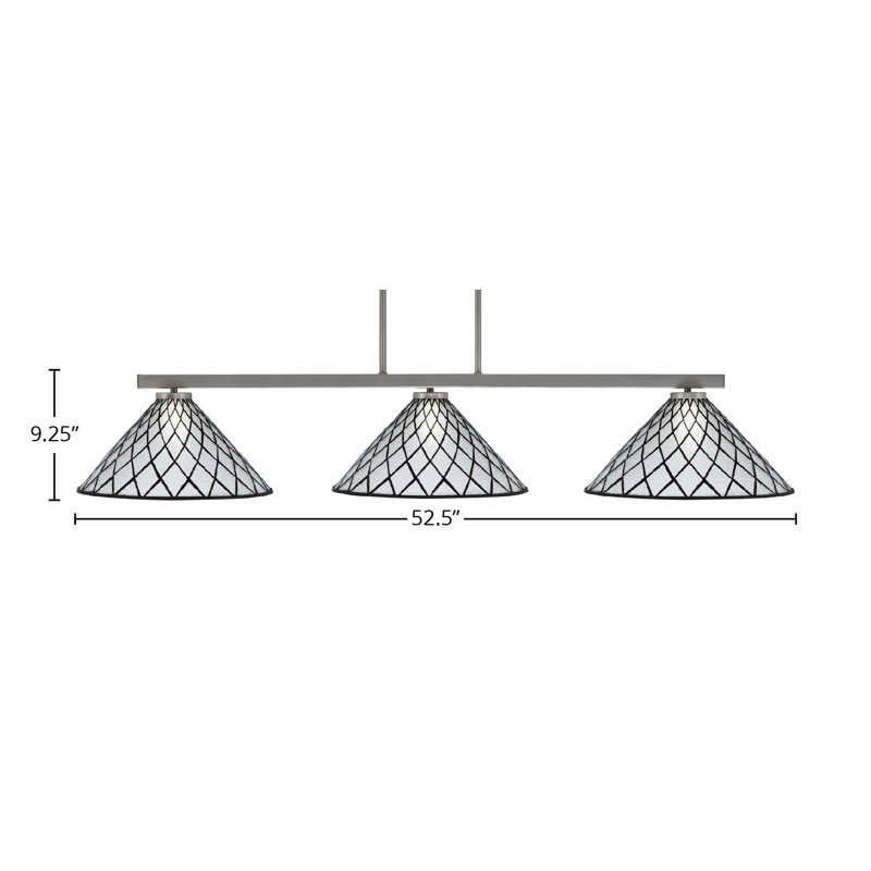 Luminaire suspendu 3 lumières Antwuan