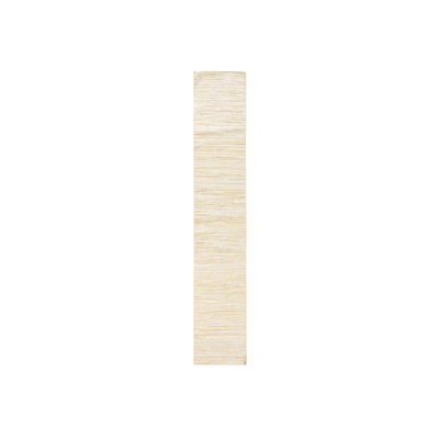 2'0" x 12'0" New Hand Knotted Ivory Wool Runner Oriental Rug - MOA10278460