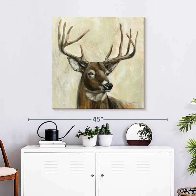 Crowle Bronze Deer, 30" H x 30" W