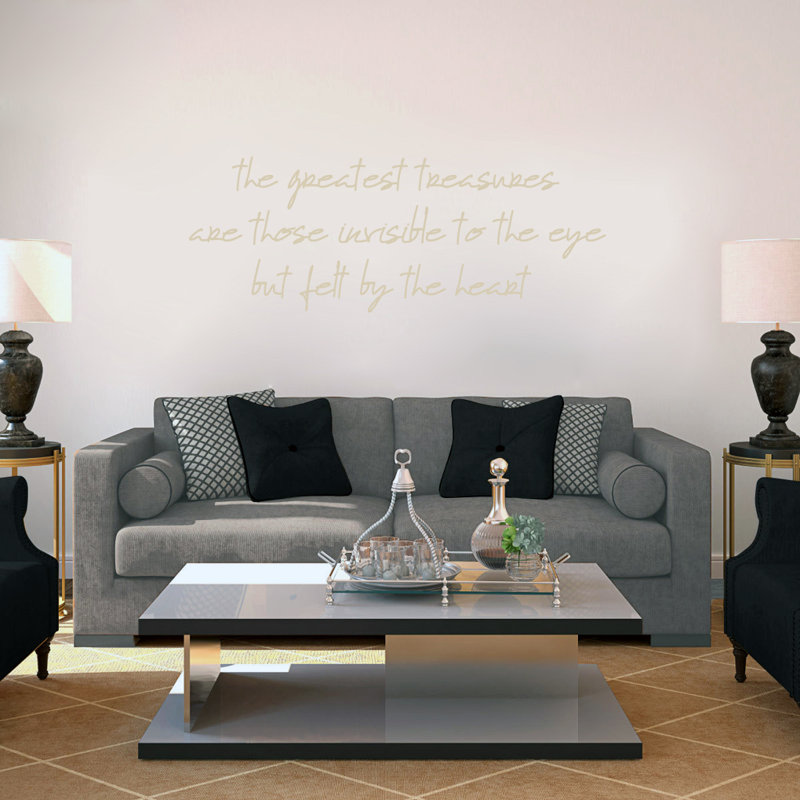 Décalcomanie murale le plus grand trésors, Beige