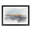 Skyline of Santa Barbara in Abstract - Picture Frame Graphic Art Print-55739756-55739759