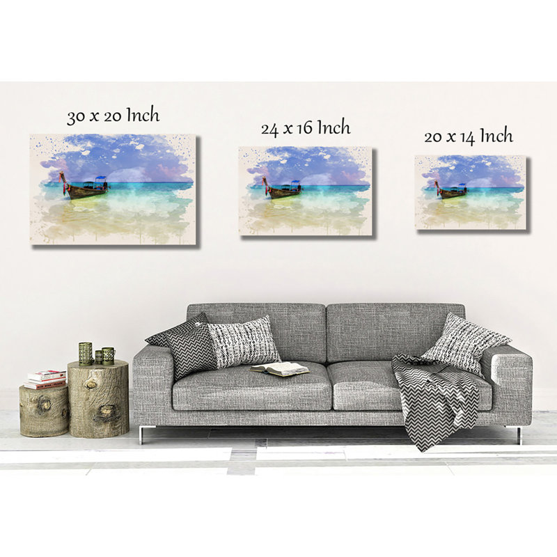 Wrapped Canvas Painting, 40cm H x 60cm W