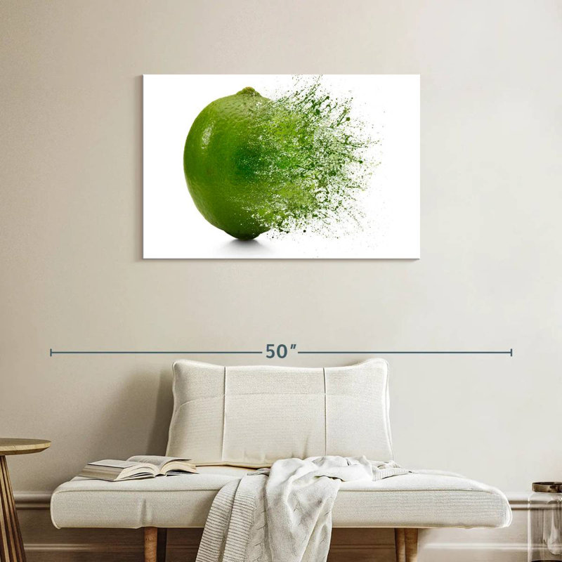 Yarlin Splash Of Lime, 24" H x 36" W