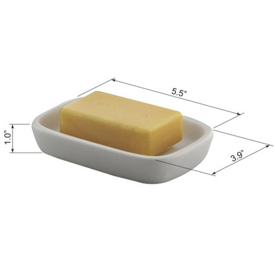 Blazyk Ceramic / Porcelain Soap Dish