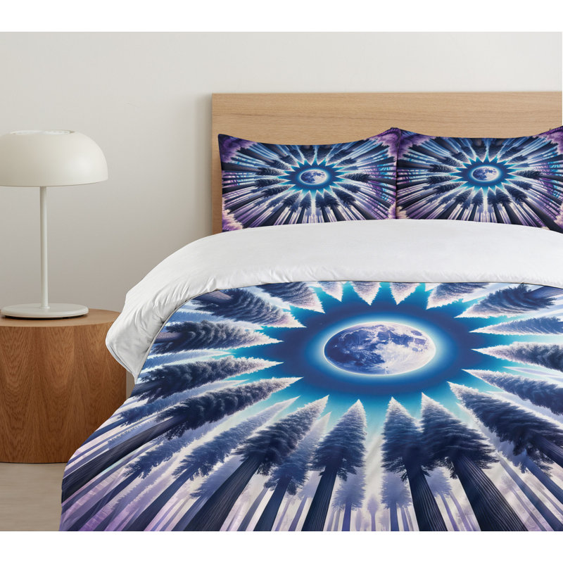 Trippy Duvet Cover, Queen Duvet Cover + 2 Standard Shams
