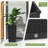 23" Tall Planters Set Of 2 Rattan Wicker Plant Pot Self-watering Tree Pot Brown-2055552585