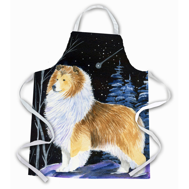 Tablier sheltie starry night
