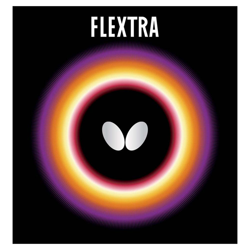 Caoutchouc de tennis de table Flextra, 1,9 po, Noir