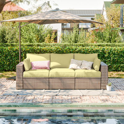 8-Piece Outdoor Cushion Cover Set (Set Of 3 Seats, 5 Backs), Covers Only