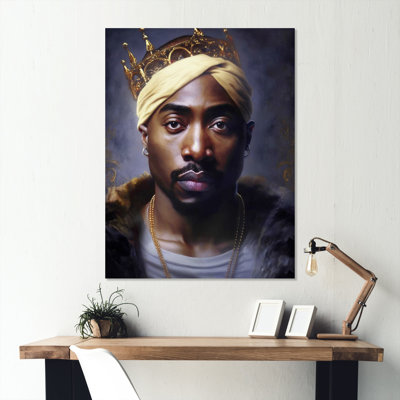 " Celebrity Tupac King Of Rap I "
