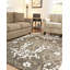 Tapis beige à motif floral Ellyona-16556935
