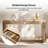 Kaybri 60" W Fluted Writing Desk-1231145510