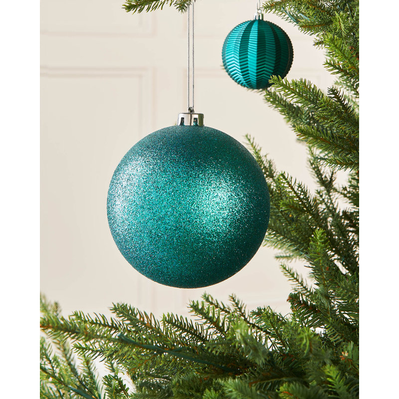 Solid Colour Plastic / Acrylic Bauble, 16cm H x 14.99cm W x 14.99cm D
