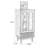 Nut-brown Solid  Wood Display Cases