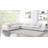 Burrows 158" Wide Linen Down Cushion Modular Corner Sectional-1033690454