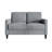 Serpa Velvet Arm Loveseat-124600967