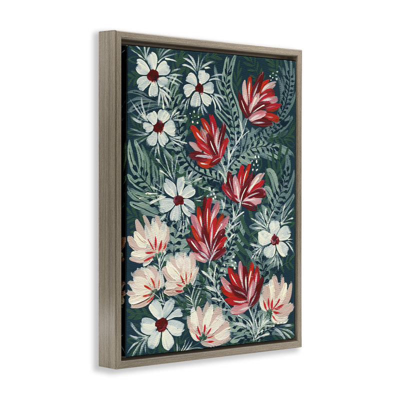 Art mural sur toile flottant Folksy, Cadre flottant orme Montalcino, H 21 po x l 17 po